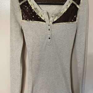 Free People Sequin Top M
